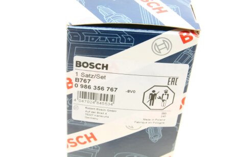 Високовольтні провода для свічок запалювання bosch 0986356767