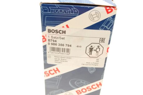 Високовольтні провода для свічок запалювання bosch 0986356794