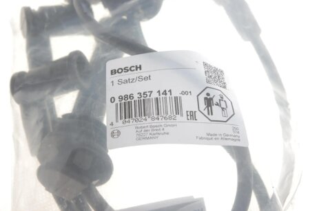 Високовольтні провода для свічок запалювання bosch 0986357141