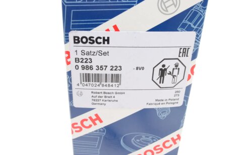 Високовольтні провода для свічок запалювання bosch 0986357223