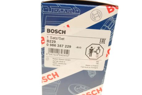 Високовольтні провода для свічок запалювання bosch 0986357229