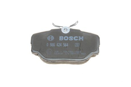 Задние тормозные колодки bosch 0 986 424 564