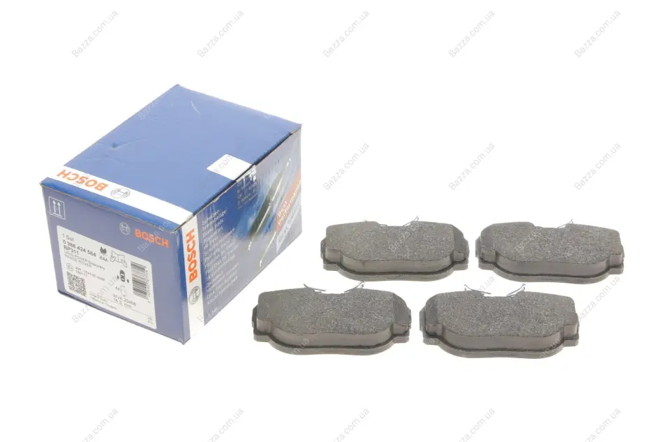 Задние тормозные колодки bosch 0 986 424 564