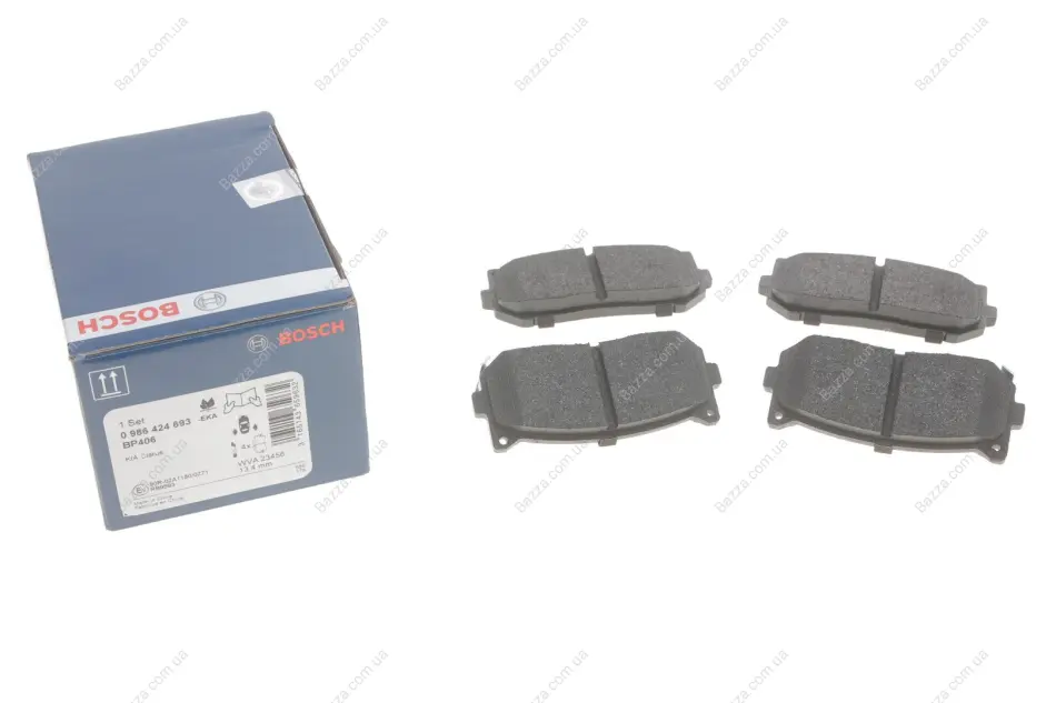 Задние тормозные колодки bosch 0986424693