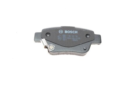 Задние тормозные колодки bosch 0986424798