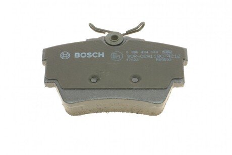 Задні тормозні (гальмівні) колодки bosch 0986494040