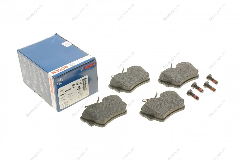 Задні тормозні (гальмівні) колодки Bosch 0986494040 (фото 1)