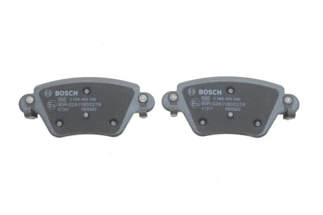 Задні тормозні (гальмівні) колодки bosch 0986494046