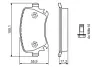 Задні тормозні (гальмівні) колодки Bosch 0 986 494 062 (фото 4)