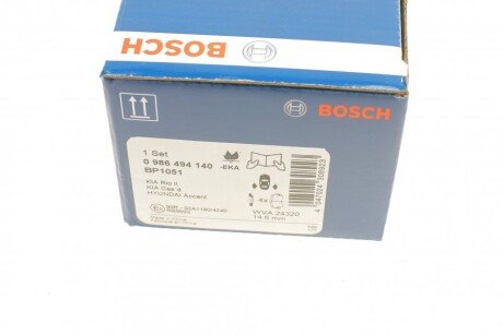 Задні тормозні (гальмівні) колодки bosch 0986494140