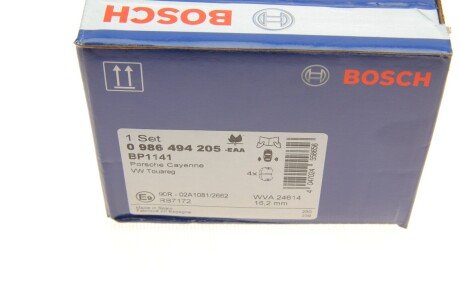 Задні тормозні (гальмівні) колодки bosch 0986494205