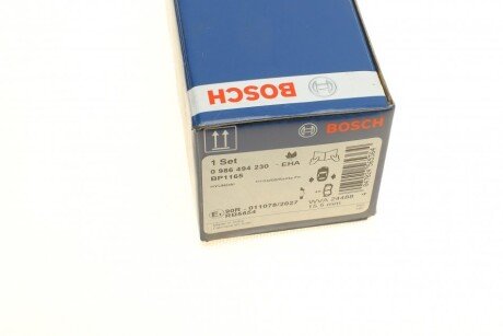 Задні тормозні (гальмівні) колодки bosch 0986494230