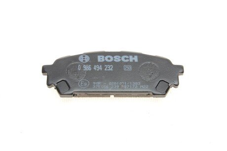 Задние тормозные колодки bosch 0986494232