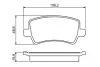 Задні тормозні (гальмівні) колодки Bosch 0986494248 (фото 7)