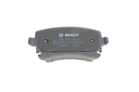 Задні тормозні (гальмівні) колодки bosch 0986494303