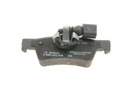 Задние тормозные колодки bosch 0986494309