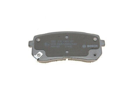Задні тормозні (гальмівні) колодки bosch 0986494327