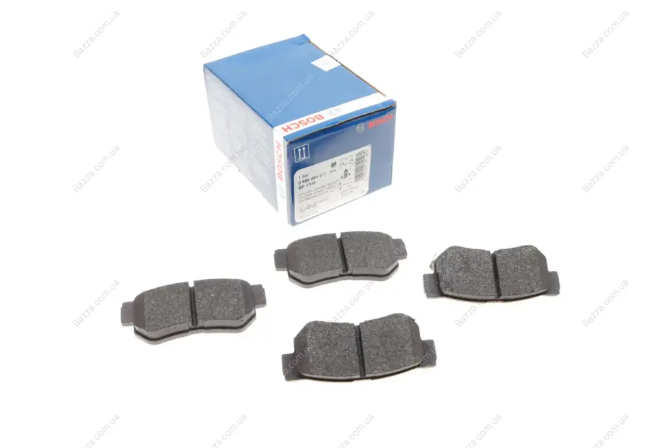 Задні тормозні (гальмівні) колодки Bosch 0986494417 (фото 1)