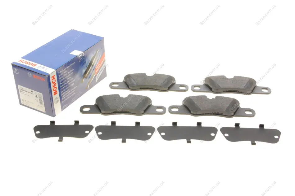 Задні тормозні (гальмівні) колодки Bosch 0 986 494 431 (фото 1)