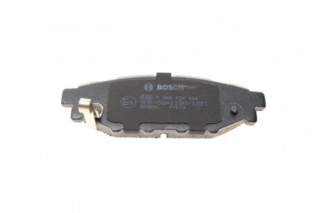 Задні тормозні (гальмівні) колодки bosch 0986494444