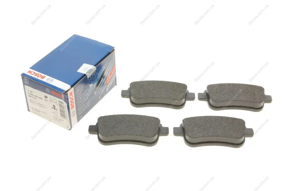 Задние тормозные колодки bosch 0 986 494 452