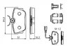 Задние тормозные колодки bosch 0 986 494 529