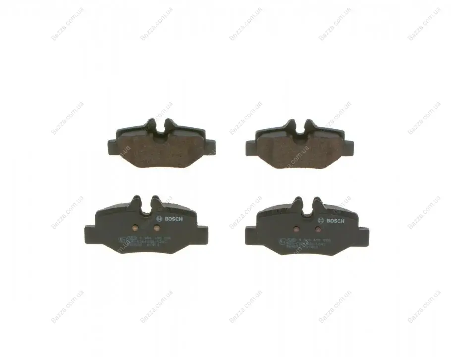 Задні тормозні (гальмівні) колодки Bosch 0 986 495 088 (фото 1)