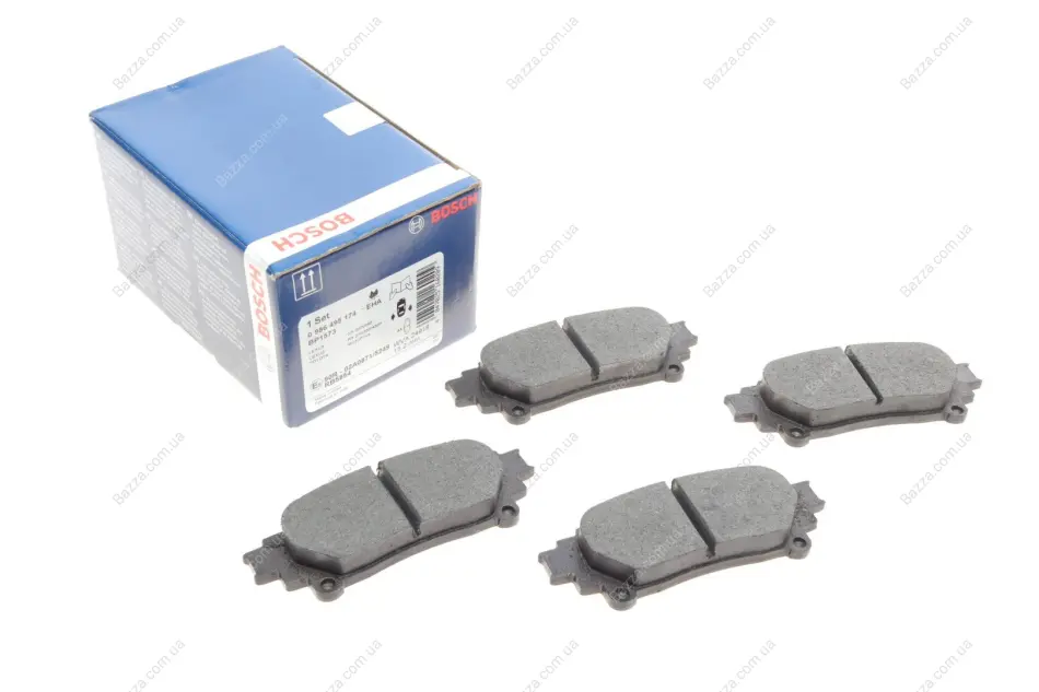 Задні тормозні (гальмівні) колодки Bosch 0986495174 (фото 1)