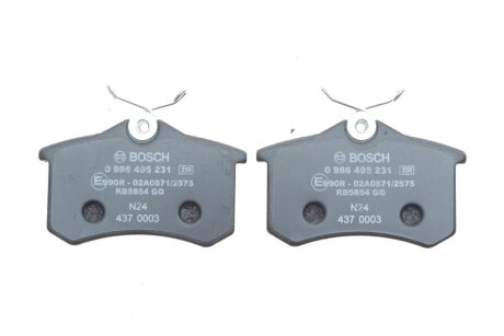 Задние тормозные колодки bosch 0986495231