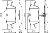 Задні тормозні (гальмівні) колодки Bosch 0986495248 (фото 7)
