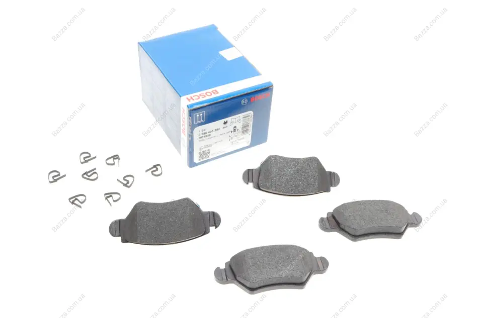 Задні тормозні (гальмівні) колодки Bosch 0986495250 (фото 1)