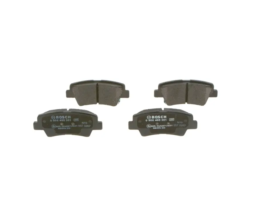 Задние тормозные колодки bosch 0986495351