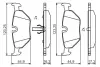 Задні тормозні (гальмівні) колодки Bosch 0986495470 (фото 1)