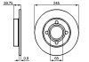 Задний тормозной диск bosch 0 986 478 216