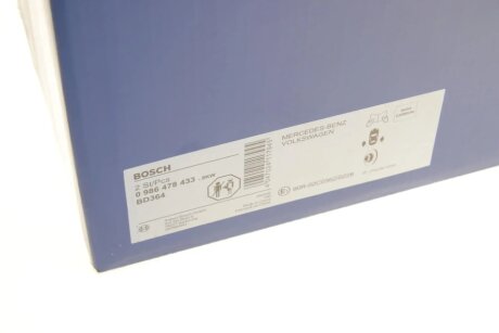 Задний тормозной диск bosch 0986478433