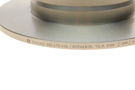 Задній гальмівний (тормозний) диск bosch 0986478626