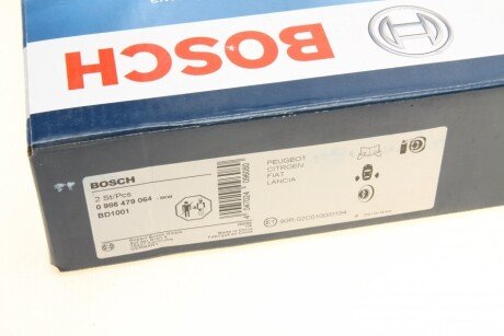Задний тормозной диск bosch 0986479064