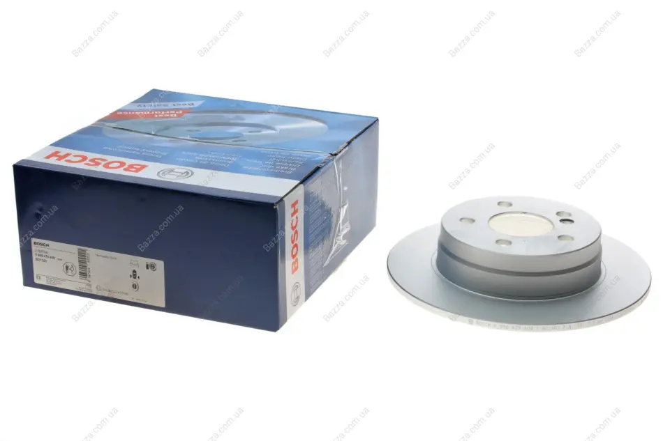 Задній гальмівний (тормозний) диск Bosch 0 986 479 409 (фото 1)