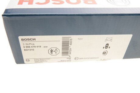 Задній гальмівний (тормозний) диск bosch 0986479418
