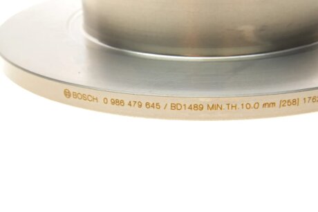 Задний тормозной диск bosch 0986479645
