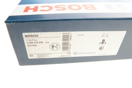 Задний тормозной диск bosch 0986479656