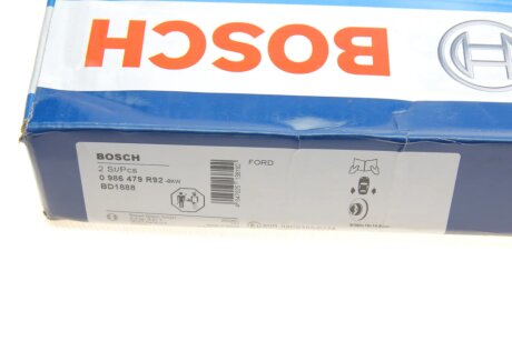 Задній гальмівний (тормозний) диск bosch 0986479R92