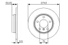 Задний тормозной диск bosch 0986479S34