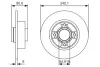 Задний тормозной диск bosch 0986479S37