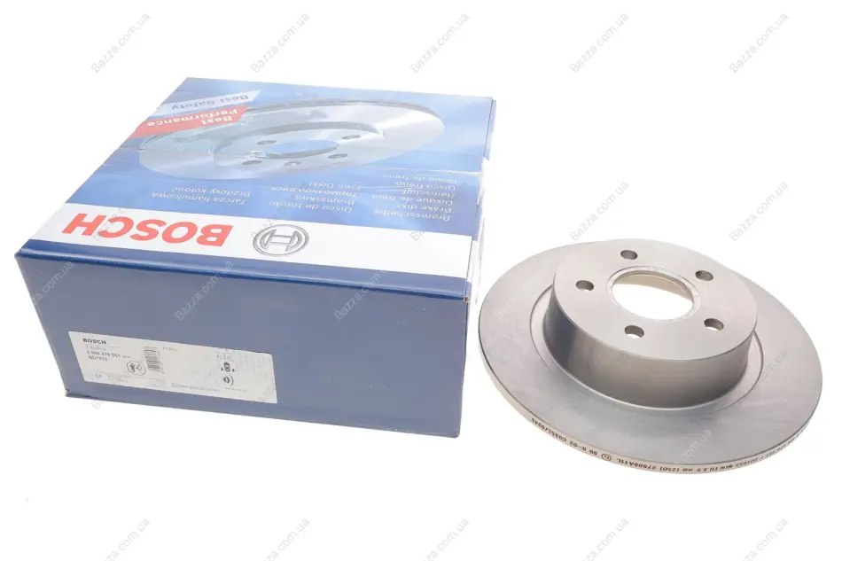 Задній гальмівний (тормозний) диск Bosch 0986479S51 (фото 1)