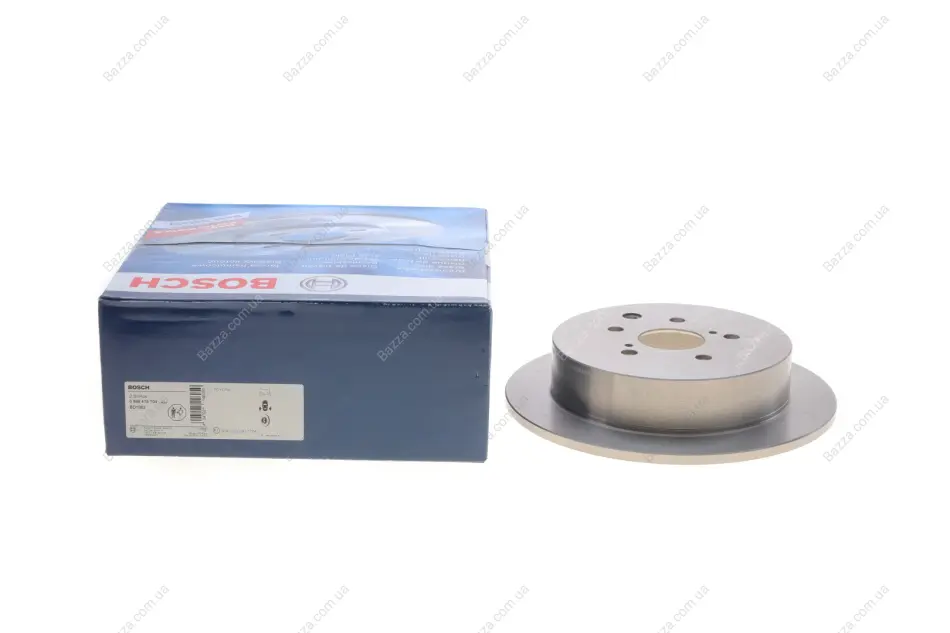 Задній гальмівний (тормозний) диск Bosch 0986479T04 (фото 1)