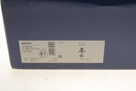 Задний тормозной диск bosch 0986479T69