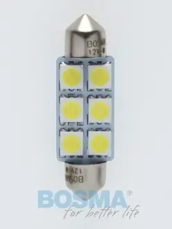 Автолампа BAY15D 12V 21/5W ORANGE BOSMA 4131