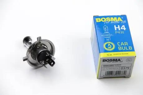 Автолампа H4 24V 75/70W P43T bosma 0379