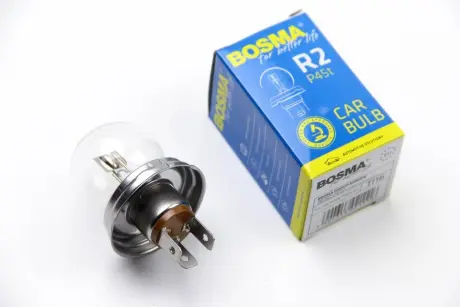 Автолампа P45T 12V 45/40W R2 bosma 1116